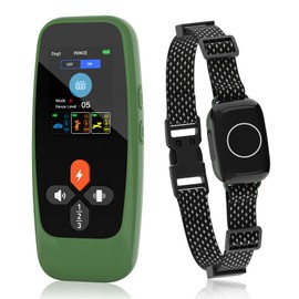 KALESMART Wireless Dog Training Collar with Remote Control, IPX7 Waterproof Electric Dog Fence with 3 Training Modes, Security Lock, Rechargeable Shock Collar for Most Dogs Outdoor & Indoor Use