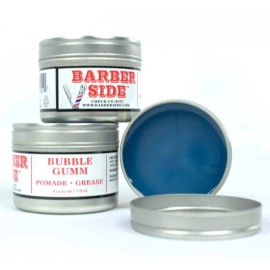 BARBER SIDE Bubble Gumm Grease Pomade Wax Oil Base Gel Hair Style Barbershop NEW