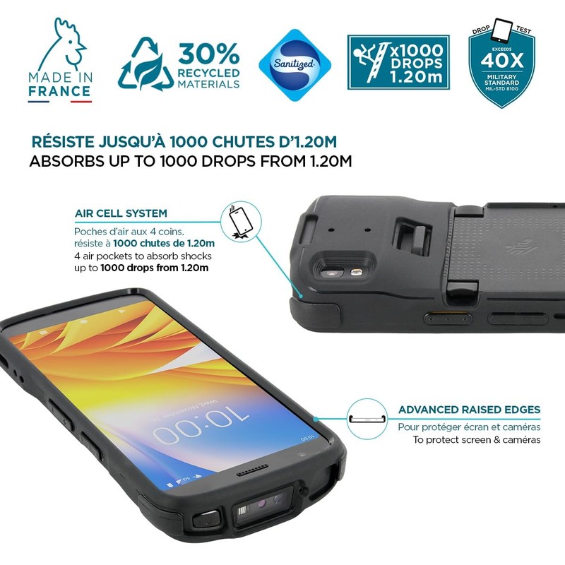 MOBILIS Rugged Case for Zebra TC22 TC27 Mobile Computer, Reinforced