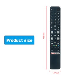 RC802NU YUI1 Replace Remote Control Compatible with TCL Smart 4K Mini LED QLED Google TVs 75C935 65C935 C935 55C735K 65C735K 75C735K 65C935K 75C935K 55C825 RC802NU1