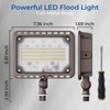 CINOTON 65W LED Flood Lights Outdoor, IP65 Waterproof Exterior Security