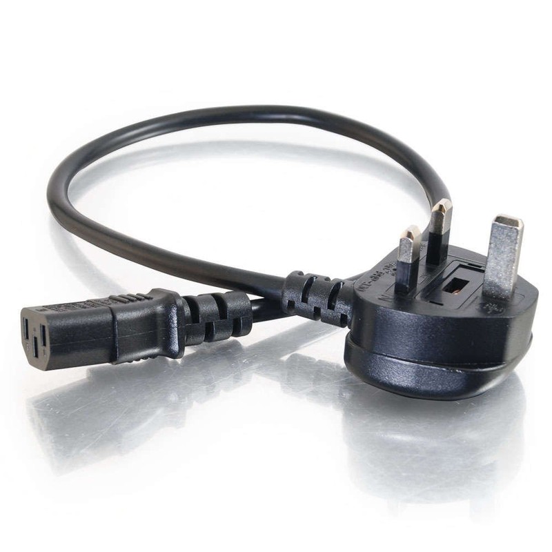 C2G 88511 0.5m 16 AWG UK Power Cord (IEC320C13 to
