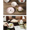 YBK Tech Tea for One Set, Glass Teapot with Porcelain