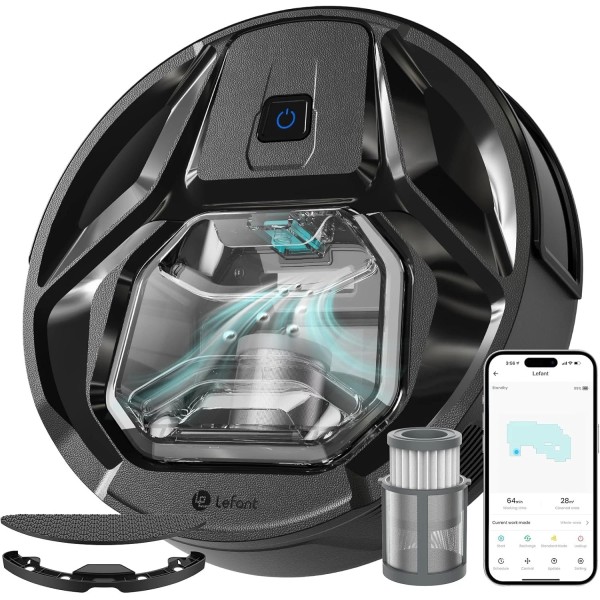 Lefant Self-Charging Robot Vacuum Cleaner with Mop Combo, Model: M320