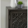 Powell Hadrik Dark Grey Accent Cabinet