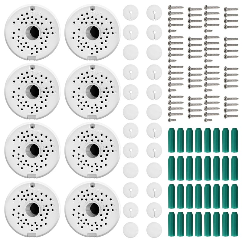 (ABS New) Security Camera Junction Box,Security Camera Bracket Outdoor,Plastic Waterproof
