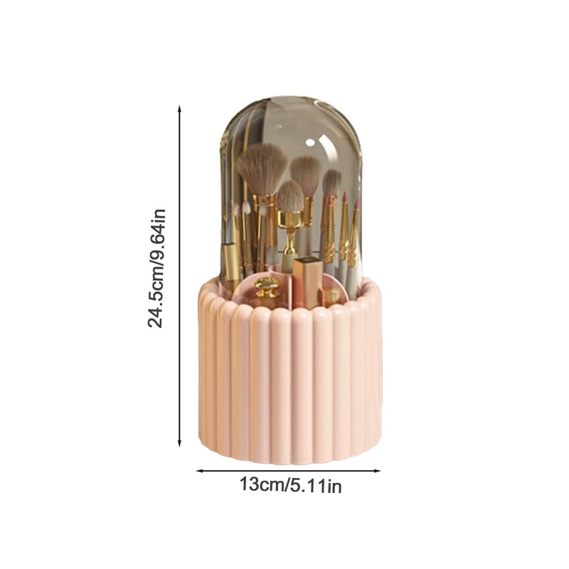 Rotating Makeup Brush Holder - Brush Holder Rotating Organizer,Falling Resistant