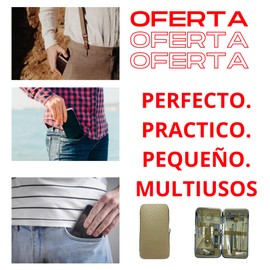 Set Manicure Pedicure Acero Inoxidable 19 Piezas Para Uñas de Manos y Pies, Calidad Profesional con Estuche