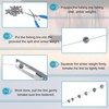 Split Shot Fishing Weights Sinkers,120pcs Removable Round Split Shot Sinkers