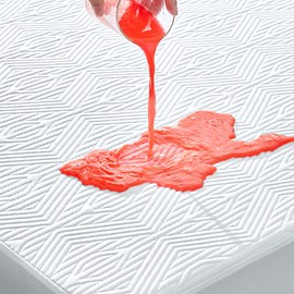 Premium Jacquard 100% Waterproof Queen Mattress Protector, Noiseless, Anti - Slip, Breathable Bed Cover, Rayon from Bambo, Quilted, Mattress Pad Sheet, Deep Pocket 8"-21"