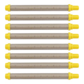 ECSiNG 8Pcs 100 Mesh Spray Lance Filter Elements Compatible with Titan Sprayers LX50 LX65 SG3 RX-80 100 Mesh Airless Spray Gun Filter Elements