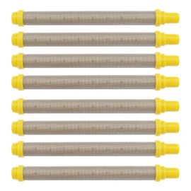 ECSiNG 8Pcs 100 Mesh Spray Lance Filter Elements Compatible with Titan Sprayers LX50 LX65 SG3 RX-80 100 Mesh Airless Spray Gun Filter Elements