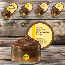 Neogen skin moisturizing skin tone improvement soft skin real polish royal honey sugar face scrub 6 pieces 100g / 네오젠 피부보습 피부톤개선 부드러운피부 리얼 폴리쉬 로얄 허니 슈가 페이스 스크럽 6개 100g
