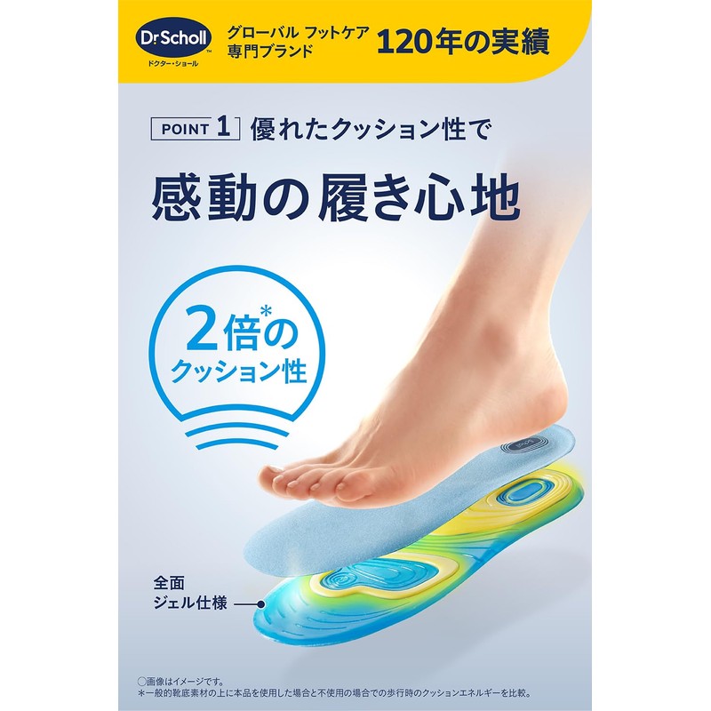 Dr. Scholl's Gel Active Insoles Everyday S (22.5cm-26.0cm)