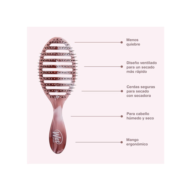 Cepillo Wet Brush secado rápido unisex 1 pza