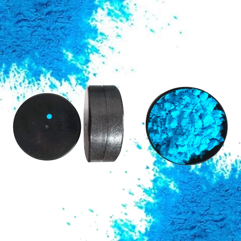 Hockey Puck Gender Reveal Party - Exploding Pink and Blue