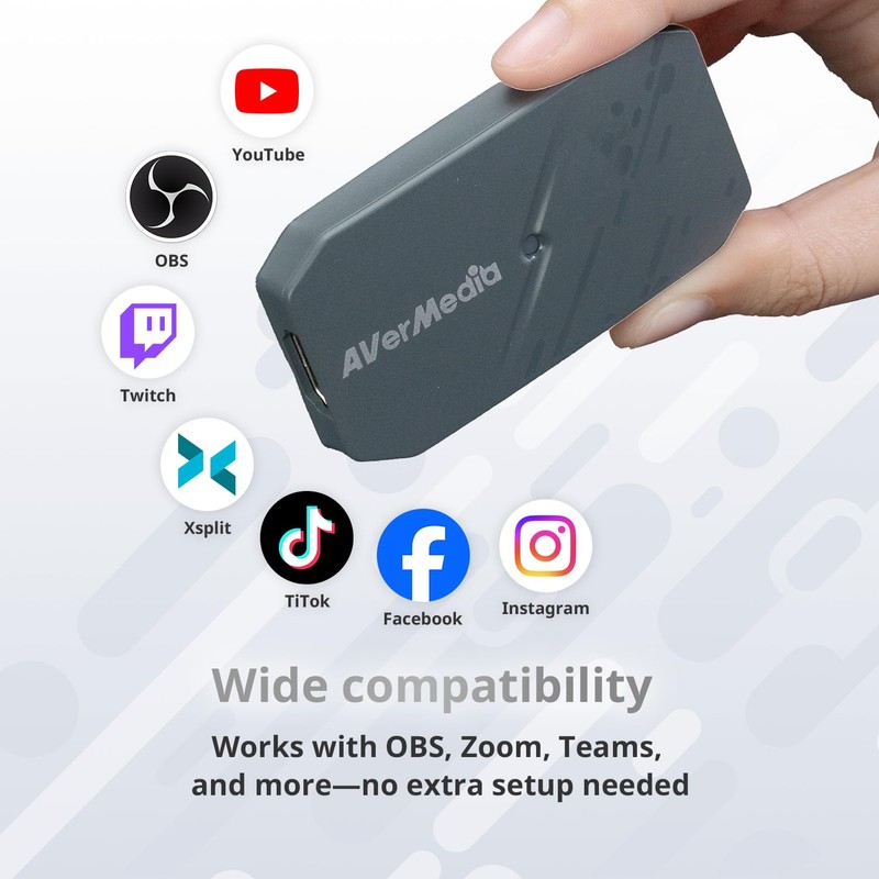 AVerMedia BU113G2 CamStream 4K – 4K60 USB Video Capture Card