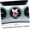 Alipis 3pcs Butterfly Air Vent Clips Cute Bling Car Accessories