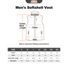 Outdoor Ventures Men's Running Vest Outerwear, Lightweight Windproof Fleece-Lined Softshell