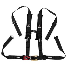 Dragonfire Racing 4-Point H-Style Safety Harness w/Sternum Clip 2" Passenger Side Black for Polaris RANGER RZR XP 1000 TRAILS AND ROCKS Edit. 2018