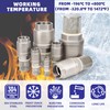 Foot Valve with Filter 1-1/4" NPT, Stainless Steel Bottom Valve,