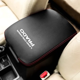 Kayafar Toyota Land Cruiser Prado 150 Series Armrest Cover Prado Console Box Cover Armrest Box Accessories PRADO Custom Interior Parts Dress Up Scratch Resistant Compatible with Prado 150 Series