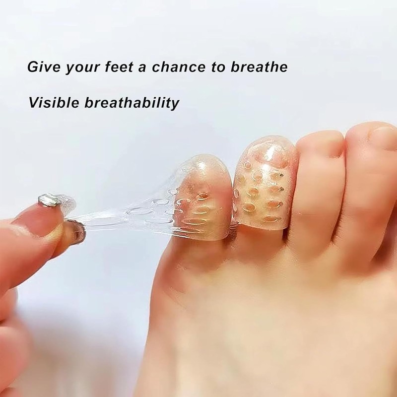 30 Pcs Protectores de Dedos de los Pies, Tapas de