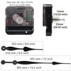 YOUNGTOWN High Torque Long Shaft Clock Movement Mechanism with 12