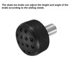 PATIKIL Roller Skate Toe Stops with 0.6'' Bolts, 1 Pair