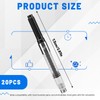 Bagentry 20 Pcs Refillable Universal Fountain Pen Ink Converter Screw-in