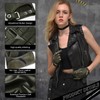 FIORETTO Women's Genuine Leather Gloves for Driving, Motorcycle-Unlined Thin Touchscreen