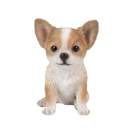 Uvia H16291 Sitting Chihuahua (Small), 4.6 x 3.1 x 4.8 inches (11.8 x 8 x 12.2 cm), Doll Figure, Figure, Animal, Garden, Decoration, Realistic, Cute, Dog, Dog