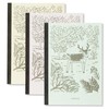 OGUNO Japanese Glitter Foil Press Adult Design Notebook Deer B6