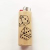 Dice Lighter Case Holder Sleeve Cover Fits Bic Lighters