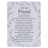 Widdle Celebrations For my Friend Waterproof Graveside Memorial Card –