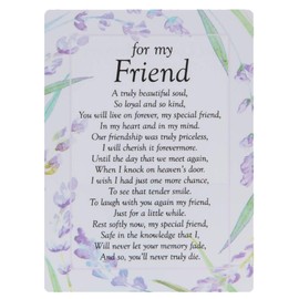 Widdle Celebrations For my Friend Waterproof Graveside Memorial Card – TY209