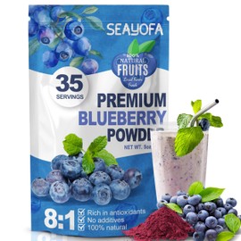 5oz Blueberry Powder – Freeze-Dried Wild Blueberries for Smoothies, Baking & Beverages – Whole Berry Blend – Vegan, Gluten-Free, No Artificial Ingredients