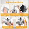 ANMEISH Suction Cup Towel Rail 60CM for Bathroom,SUS304 Stainless Steel