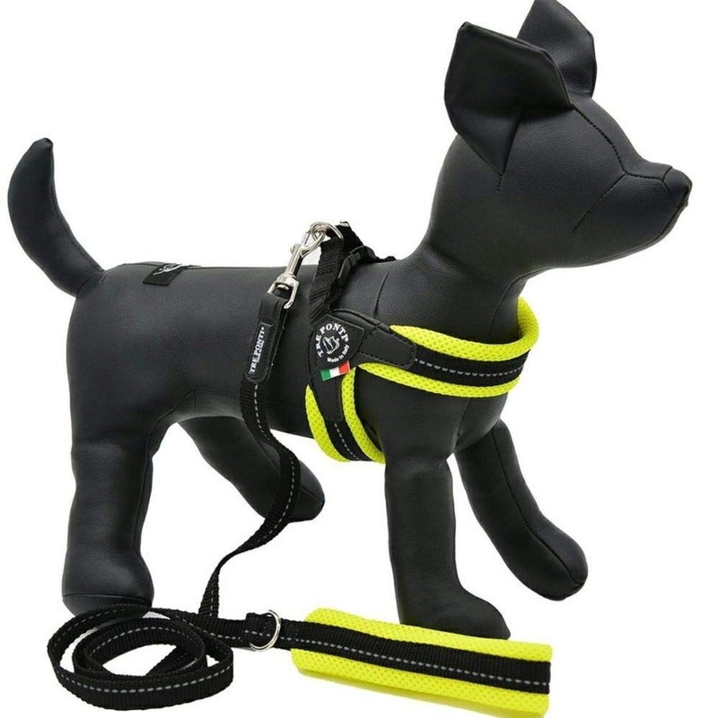 TRE PONTI Fibbia Soft Mesh Cushioned Breathable Harness for Dogs