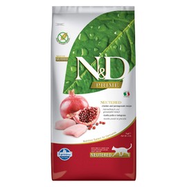 Farmina N&D GF Chicken and Pomegranate Neutured Cat - 11 LB Bag