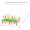10Pcs Twin Needles, Double Twin Needles with Plastic Box Stretch