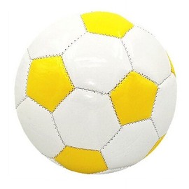 UTA Classic Mini Soccer Ball Free Bungee Net Size 2 (Yellow/White, 2)