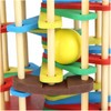 Colorful Wooden Knock Ball Ladder Toy Intelligence Development Kids Children