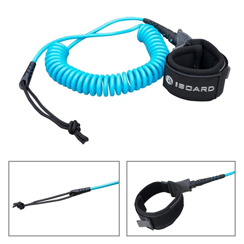 Paddle Board Leash,Single Turn Surf Leash for Longboard,Paddleboard,Surfboard 5.5mm Replacement