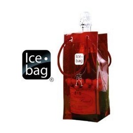 ICE BAG Collapsible Wine Cooler Bag (Red)