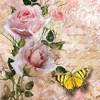 20 Napkins Butterfly on Roses / Flowers / Animals /
