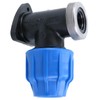 25mm x 1/2" MDPE Wall Elbow Outside Tap Fitting Threaded