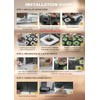 SLARY Hydroponics Growing System Mist Humidifier, 11 Pods Indoor Garden