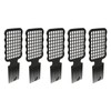 5pcs Twist Combs Ergonomic Perm Curling Hair Dreadlocks Twist Combs