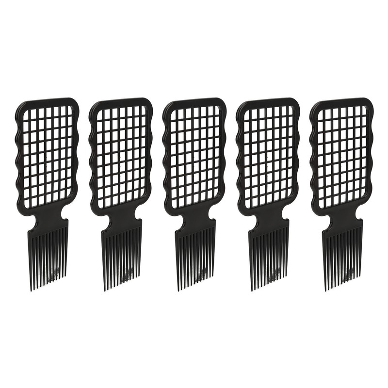 5pcs Twist Combs Ergonomic Perm Curling Hair Dreadlocks Twist Combs